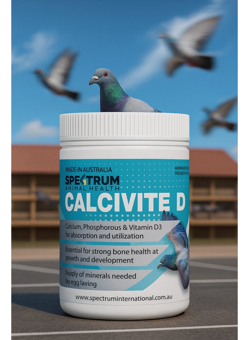 Spectrum - CalciVitD - Calcium & Vitamin D Support for optimum bone health & top performance for racing pigeons